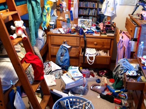 Messy house