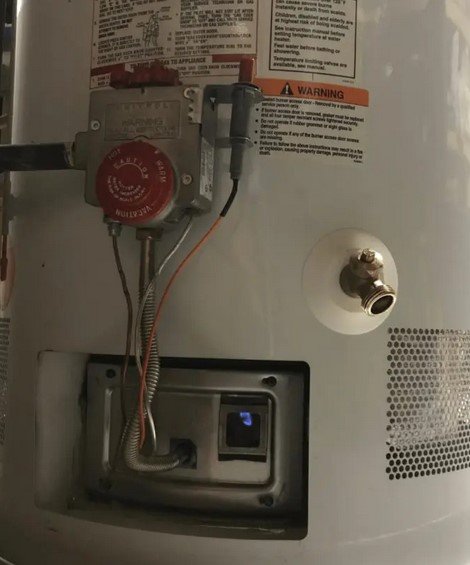 Water Heater Pilot On